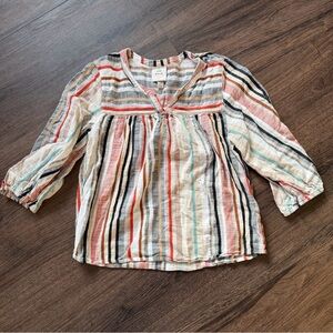 Knox Rose Multicolor Striped Top